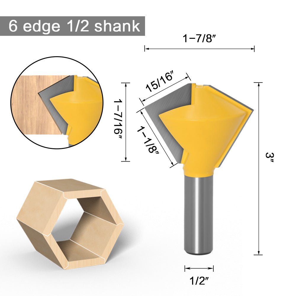Birds Mouth Router Bits - 1/2" Shank - Valkyr Tools