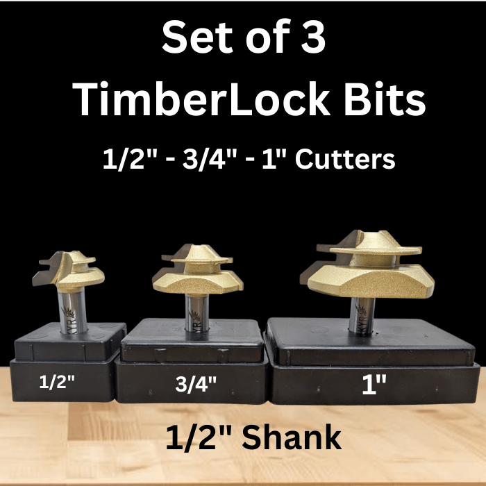 TimberLock™ 45° Lock Miter Router Bit - 1/2" Shank - Valkyr Tools