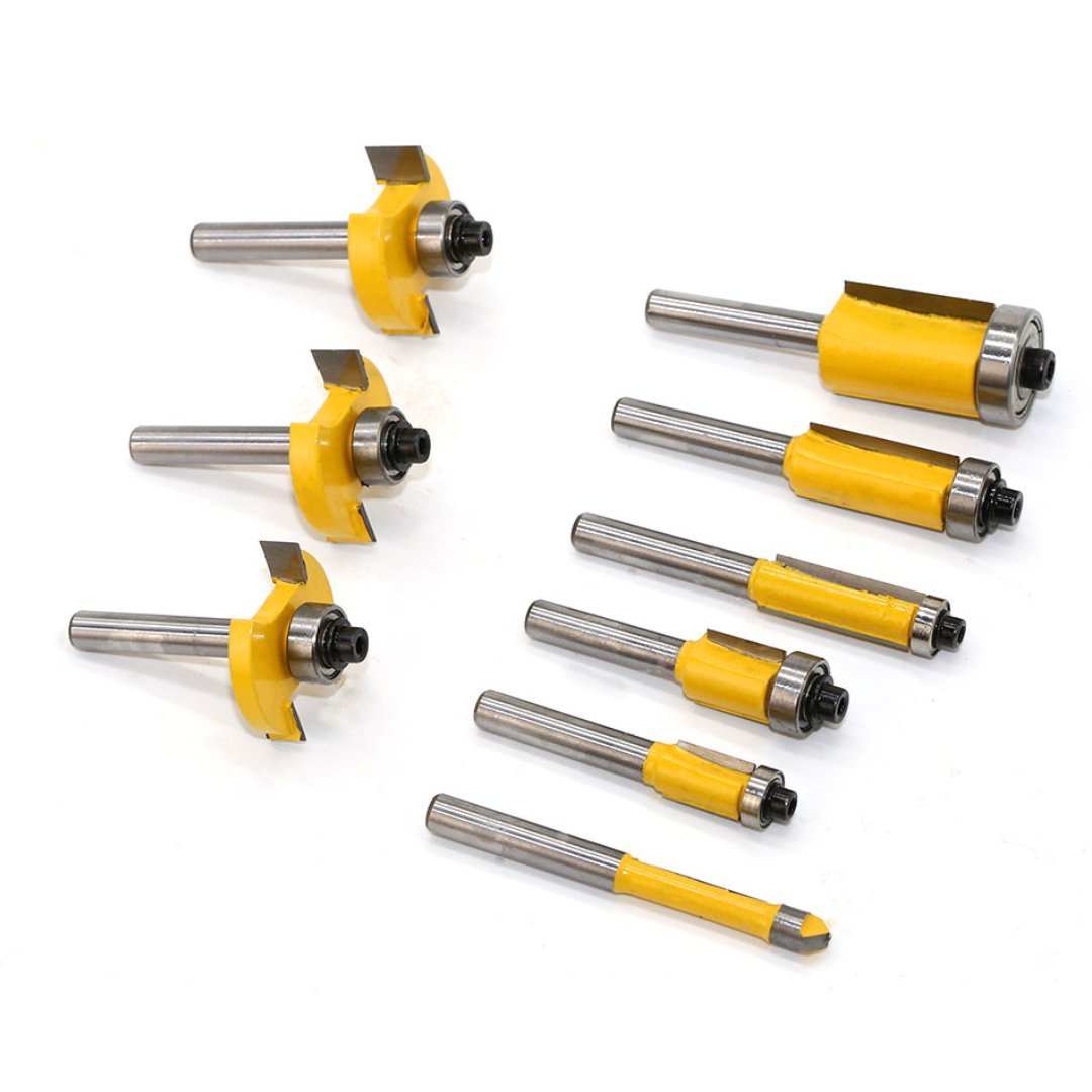 35 Piece Router Bit Set - 1/4 inch Shank - Valkyr Tools
