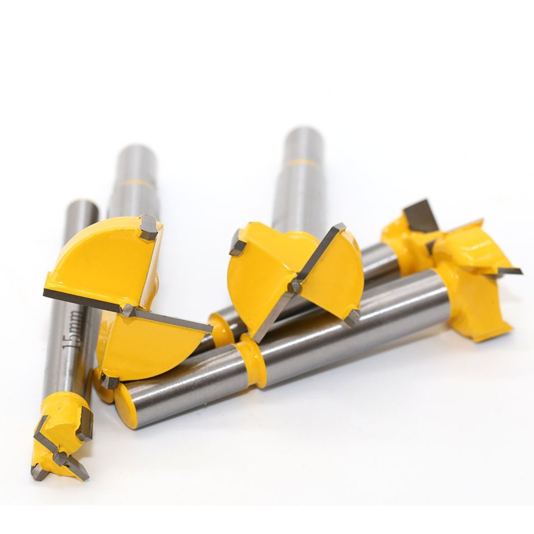 5 Piece Forstner Drill Bit Set - Valkyr Tools