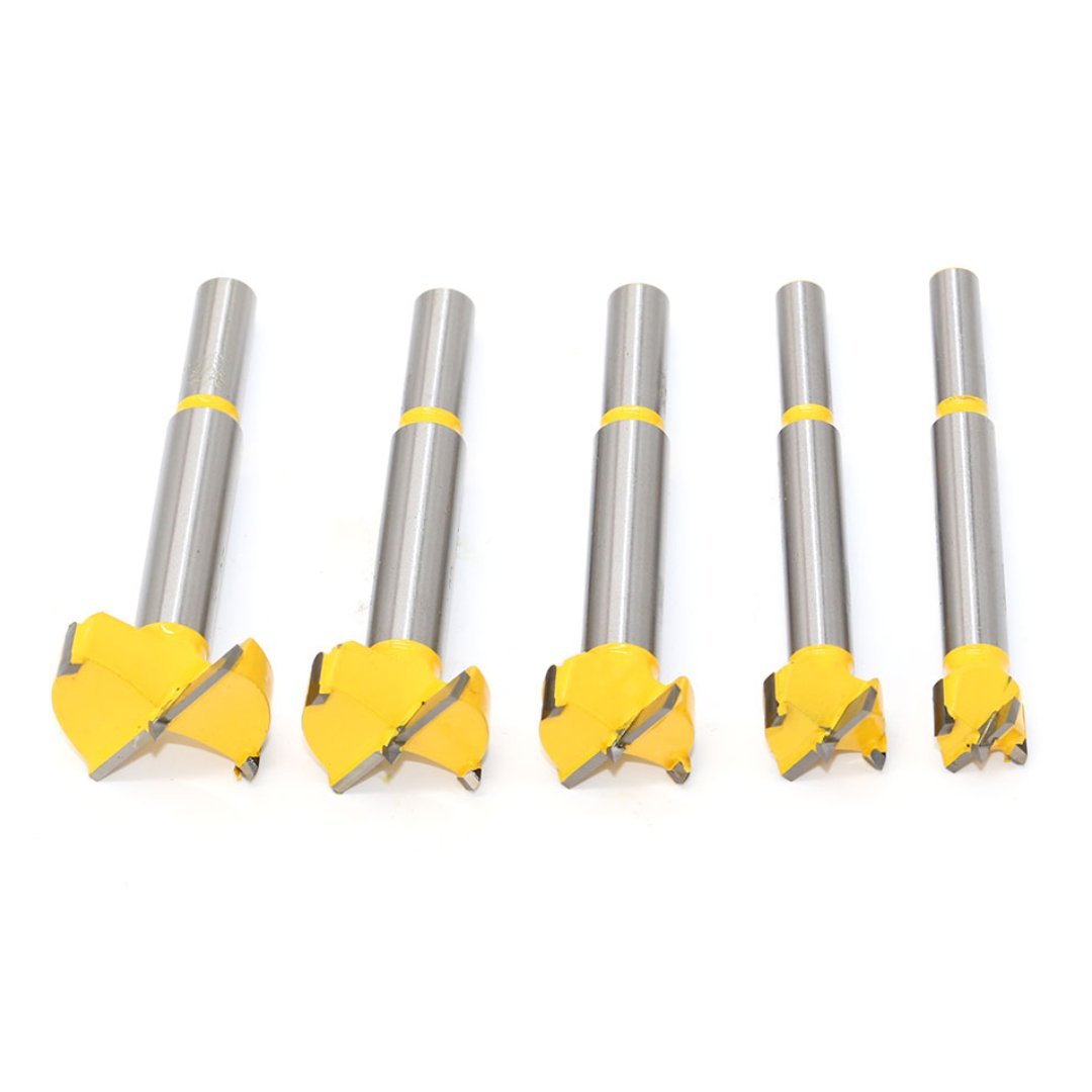5 Piece Forstner Drill Bit Set - Valkyr Tools