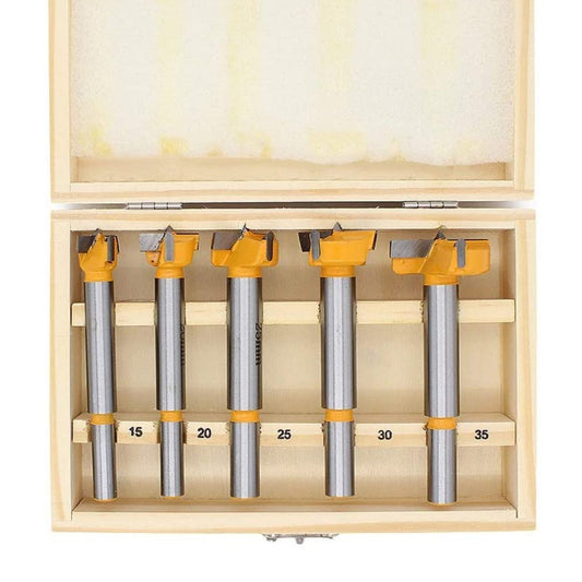 5 Piece Forstner Drill Bit Set - Valkyr Tools