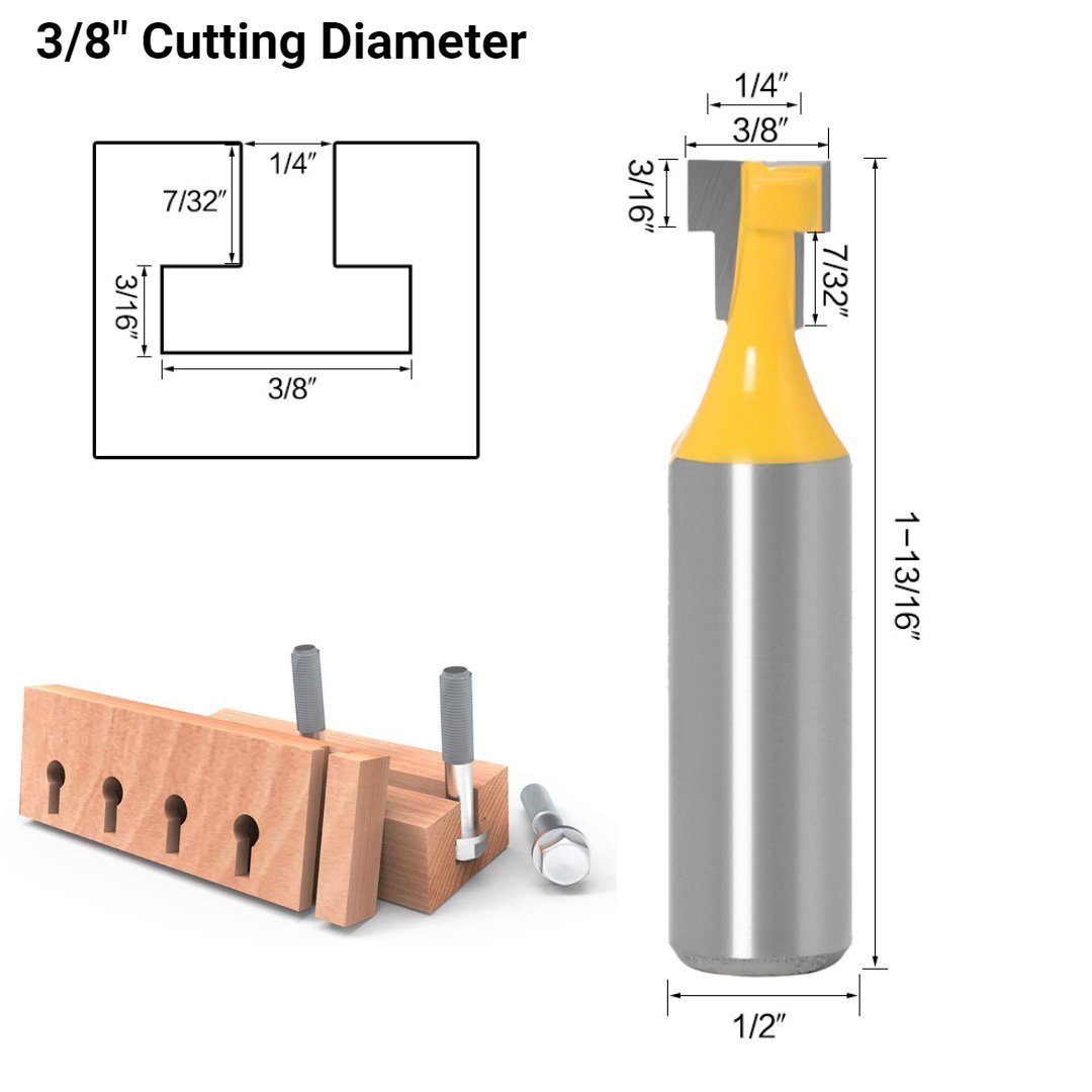 Keyhole Router Bits - 1/2" Shank - Valkyr Tools