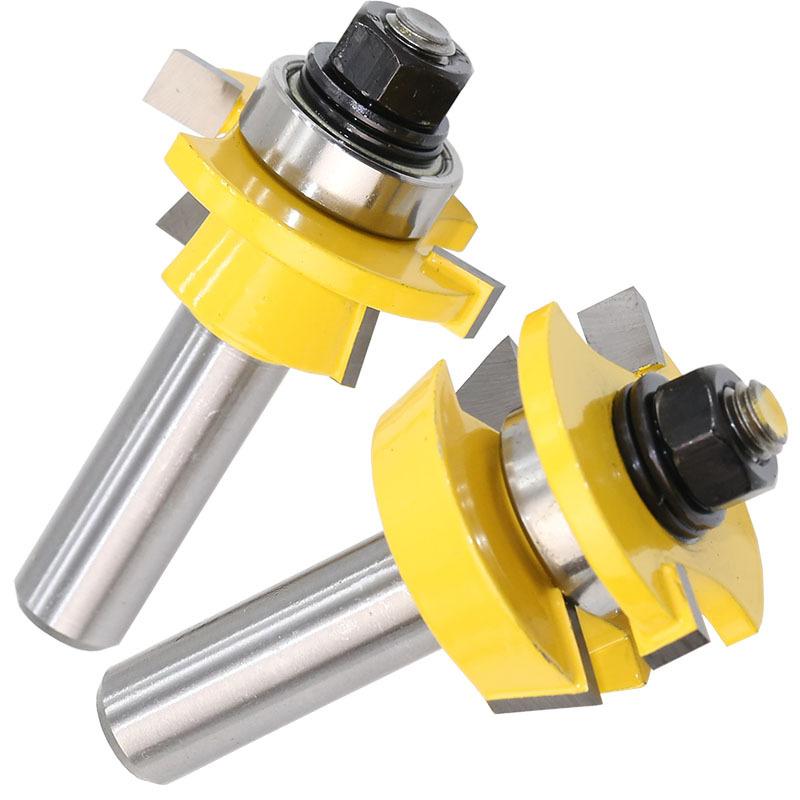Rail & Stile Router Bit - Shaker - 2 Piece Set - 1/2" Shank - Valkyr Tools