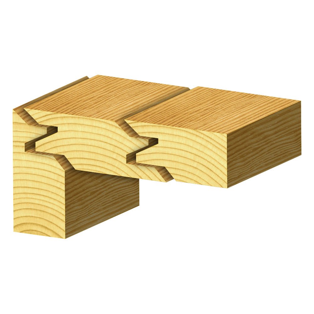 TimberLock™ 45° Lock Miter Router Bit - 1/2" Shank - Valkyr Tools