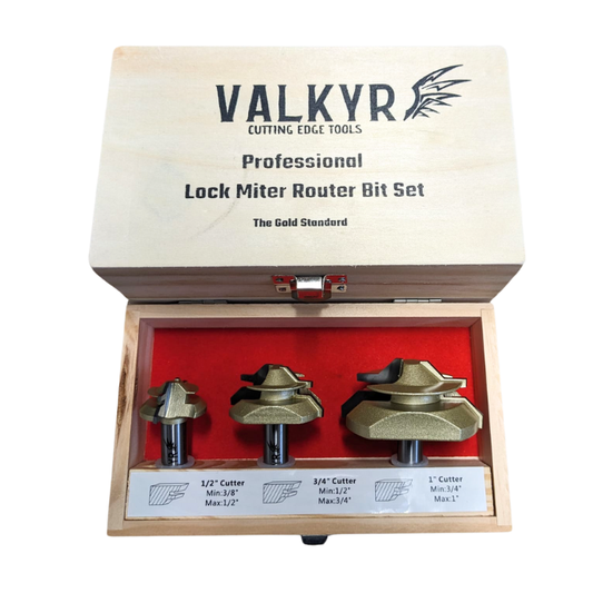 TimberLock™ 45° Lock Miter Router Bit - 1/2" Shank