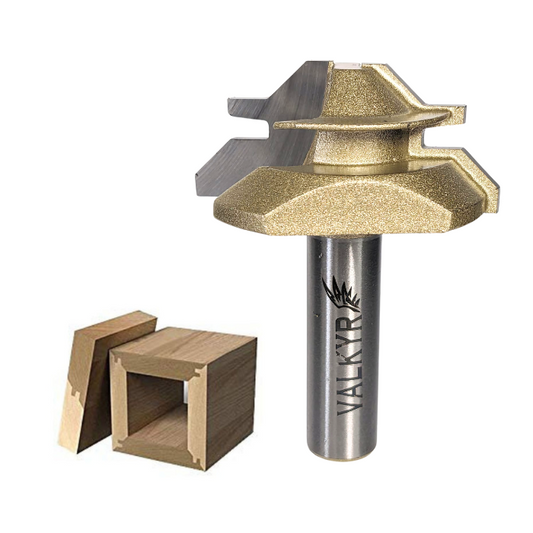 TimberLock™ 45° Lock Miter Router Bit - 1/2" Shank