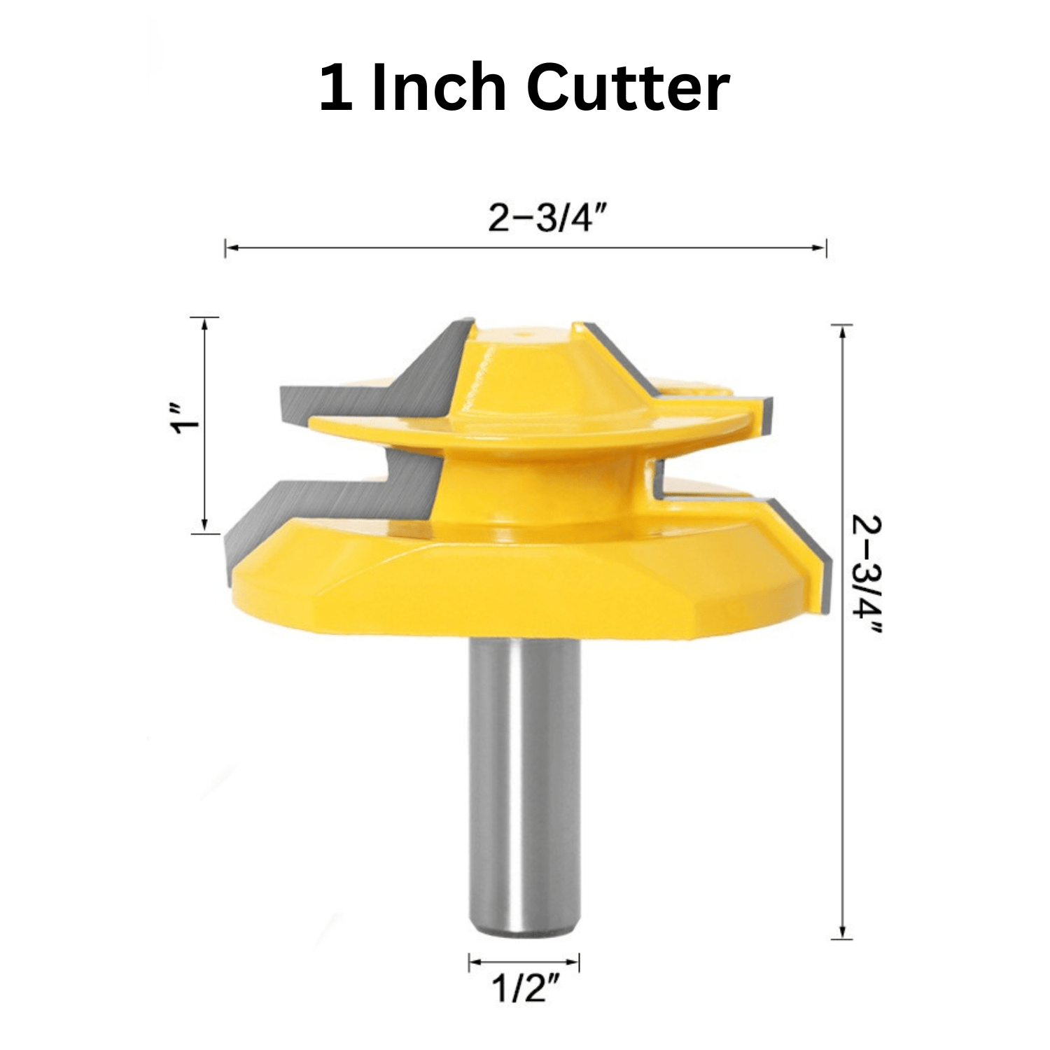 TimberLock™ 45° Lock Miter Router Bit - 1/2" Shank - Valkyr Tools