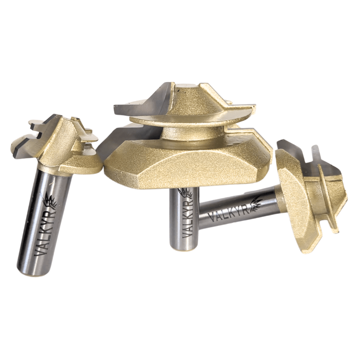 TimberLock™ 45° Lock Miter Router Bit - 1/2" Shank - Valkyr Tools