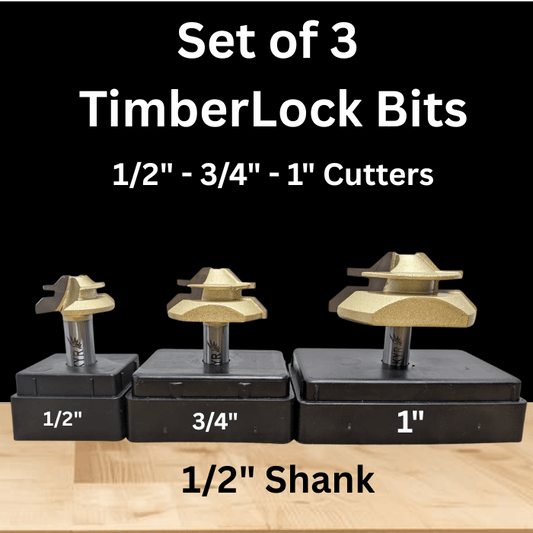 TimberLock™ 45° Lock Miter Router Bit - 1/2" Shank - Valkyr Tools