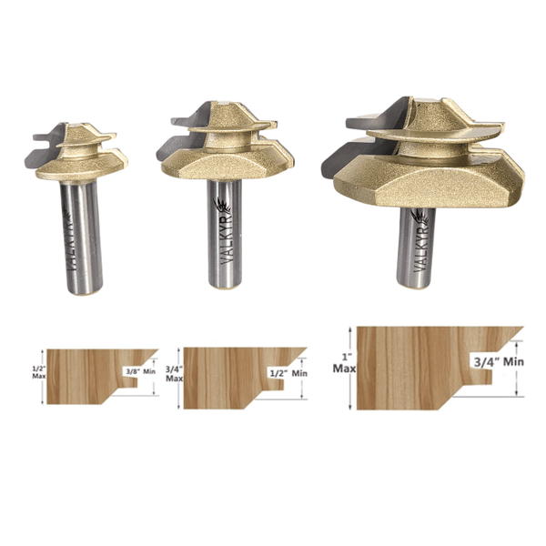 TimberLock™ 45° Lock Miter Router Bit - 1/2