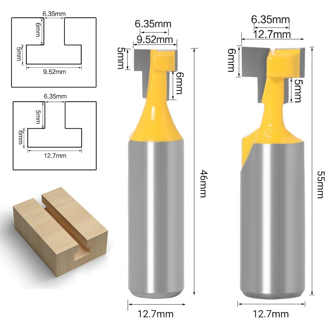 Keyhole Router Bits - 1/2
